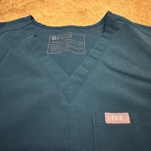 Figs Scrub  Caribbean blue full set xxs